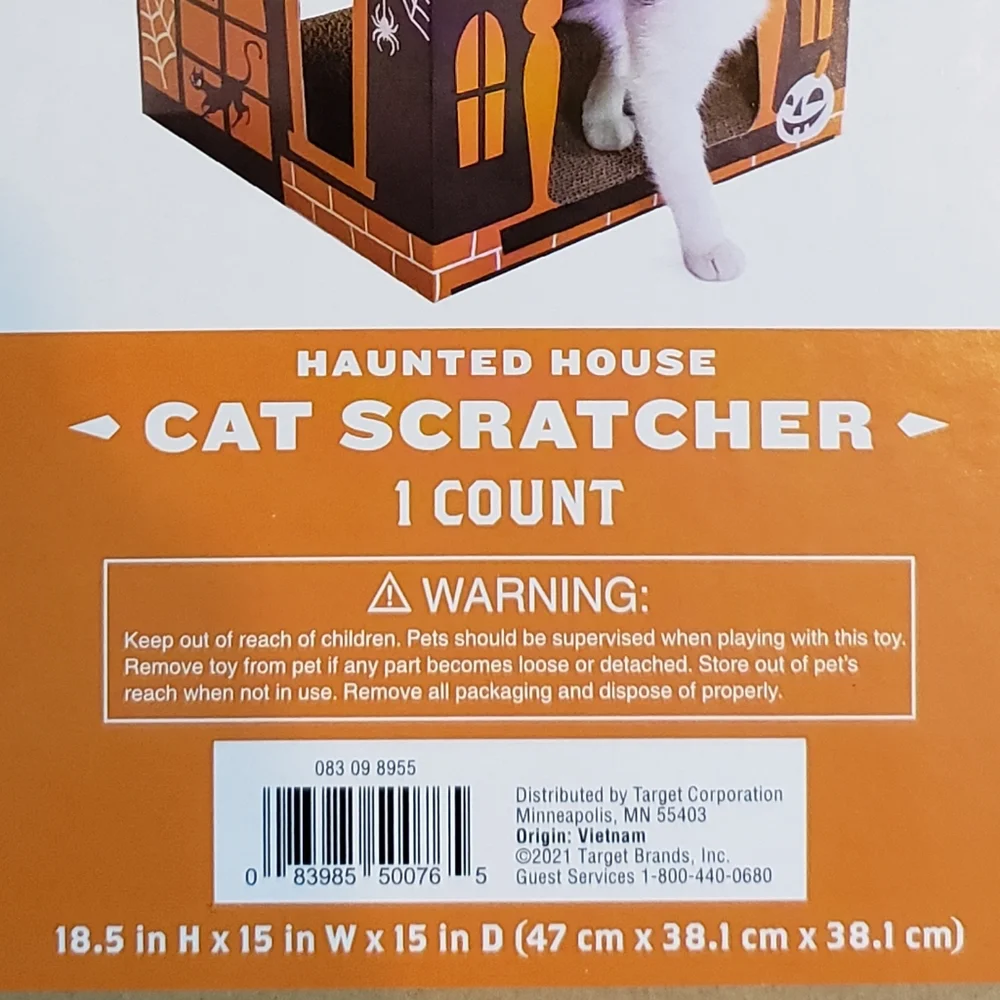 NEW! Haunted House Halloween Cat Scratcher - Hyde & EEK!